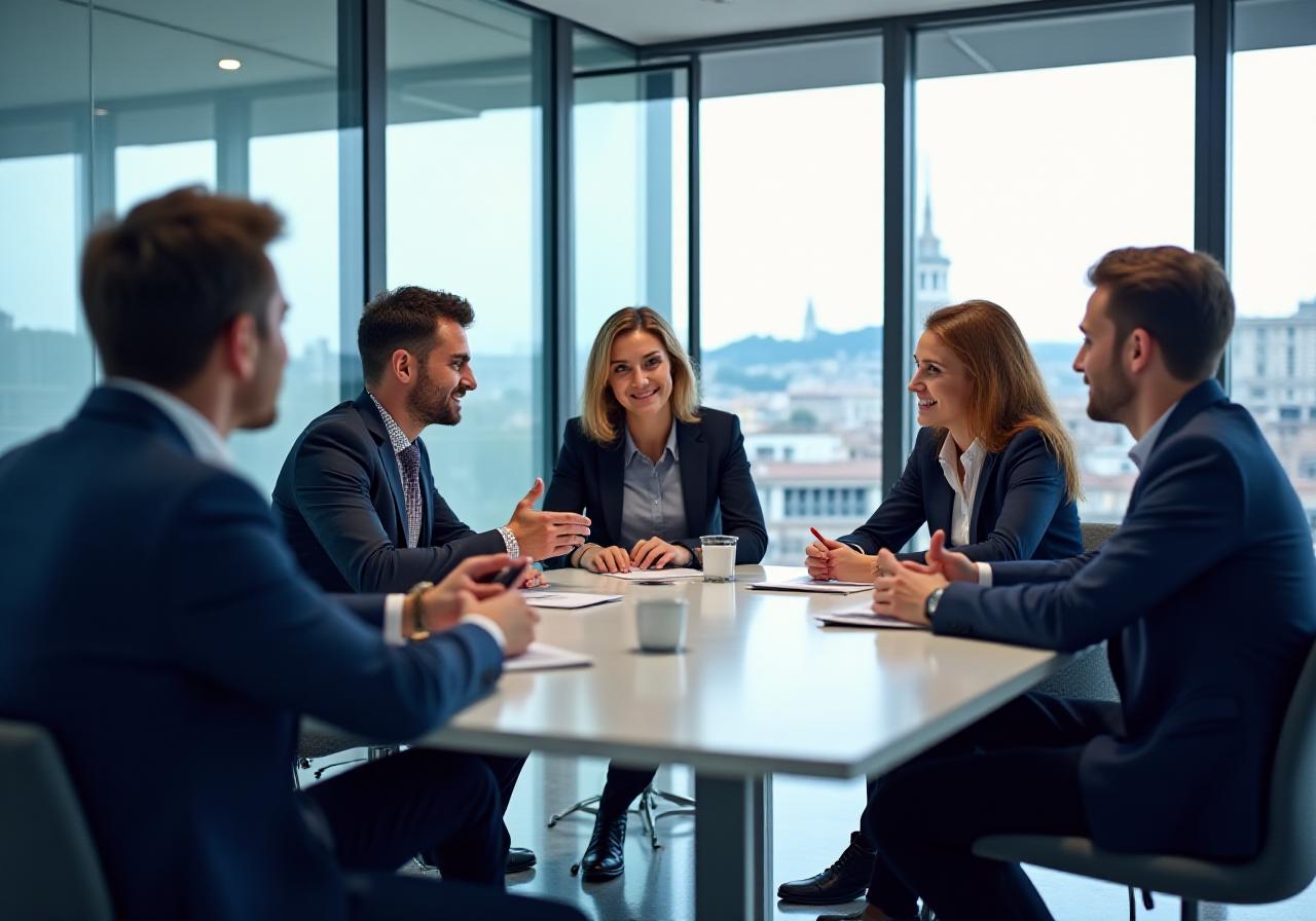 Team Socratic Kick presso l'ufficio di Roma