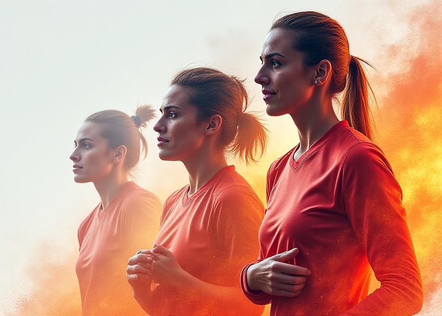 Giocatrice futsal femminile con carriera in crescita